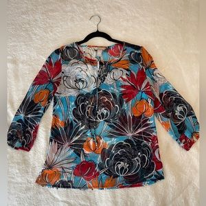 Banana Republic silk chiffon top